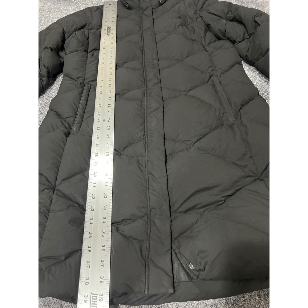 The North Face Miss Metro Parka Black 550 Down Quilted Winter Coat Womens XL - Picture 10 of 16